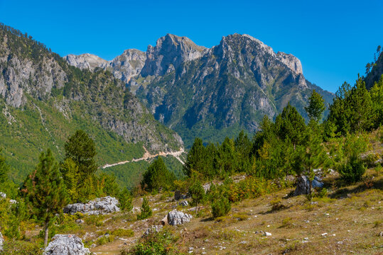 Splendid landscape of Valbona valley in Albania