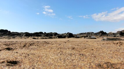 where the land meets the sea and forms paradise