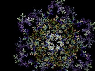 Imaginatory fractal background Image