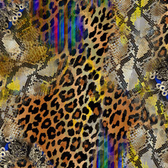 Animal print, leopard texture background,snake patern