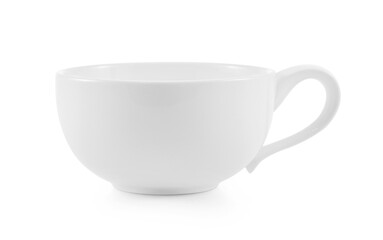 white mug on white background