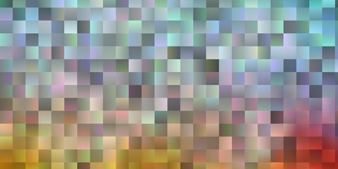 Light Blue, Red vector backdrop with rectangles.