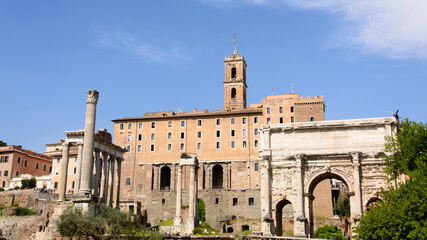 roman forum rome italy