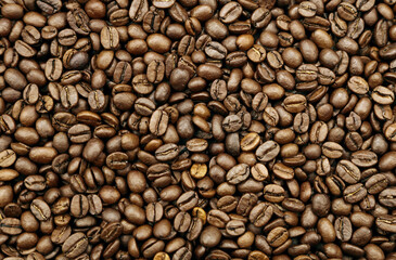 Roasted coffee beans