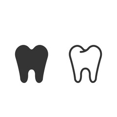 tooth dental vector icon