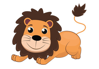 Obraz premium Cute lion cub
