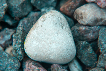 Fototapeta na wymiar stones on the ground. Background of stones