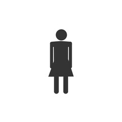 woman vector icon female lady