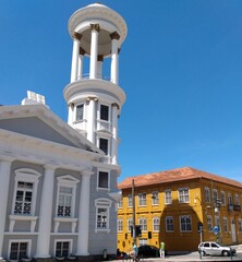 Historic buildings in curitiba, Brazil