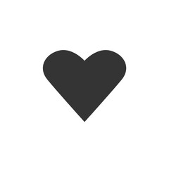 heart love vector icon for valentine and couples