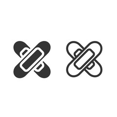 plaster band aid vector icon
