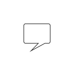 chat bubble communication vector icon