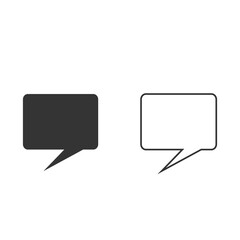 Naklejka premium chat bubble communication vector icon
