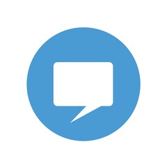 chat bubble communication vector icon
