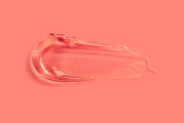 Liquid gel red orange transparent cosmetic smudge texture
70's retro style background