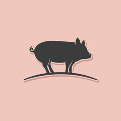 Pig icon vector