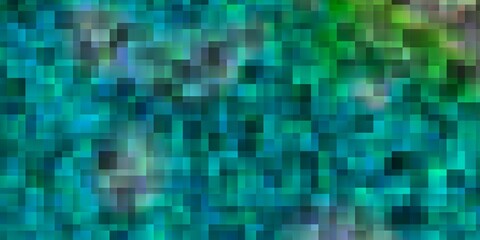 Light Blue, Green vector layout with lines, rectangles.