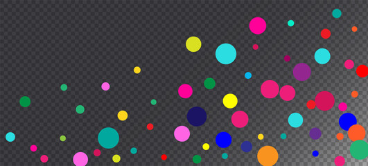 Rainbow Confetti Hipster Vector Background. 