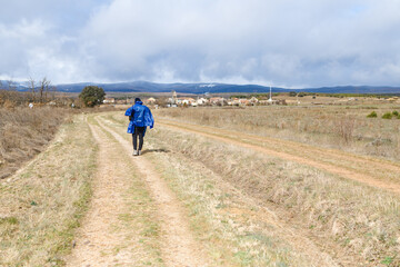 Fototapeta na wymiar Camino de Santiago Walking the Camino The Pilgrimage Routes to Santiago de Compostela 