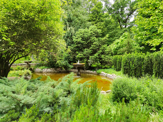 Tsar Simeon Garden in City of Plovdiv, Bulgaria