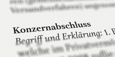Konzernabschluss Definition