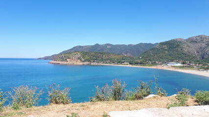 Fototapeta na wymiar view of the bay of kotor montenegro