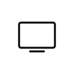 monitor icon vector
