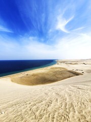 Fototapeta na wymiar Mix of desert and sea