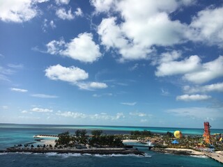 view of the cococay island bahamas