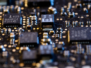 Computer Chip Circuit Board