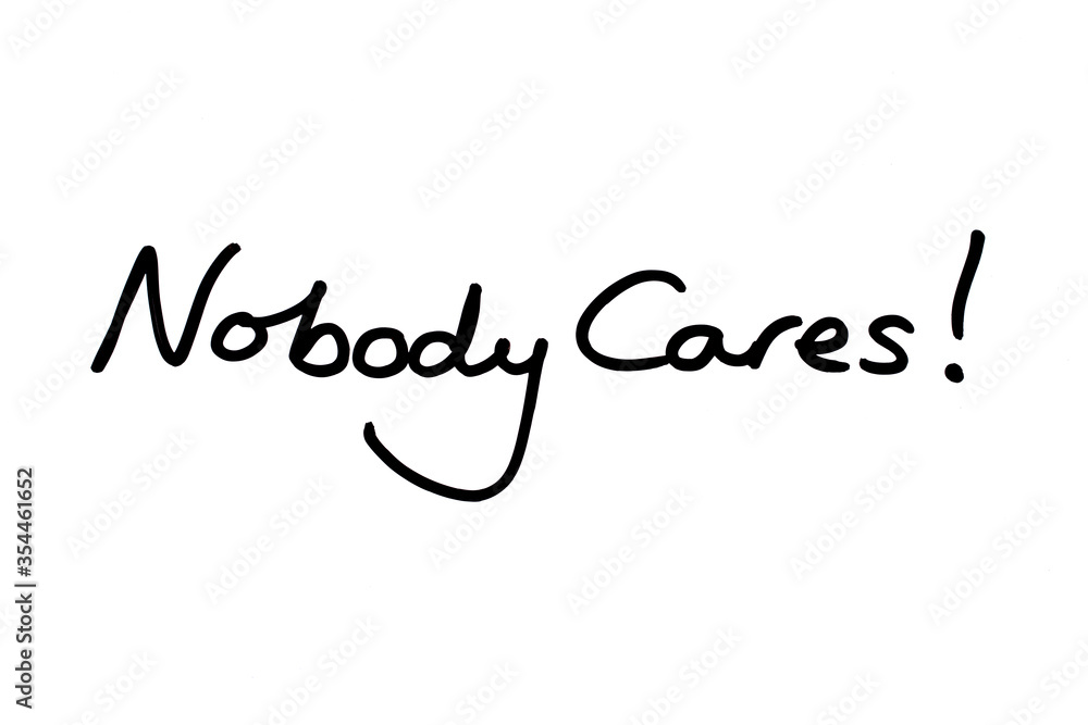 Poster Nobody Cares!