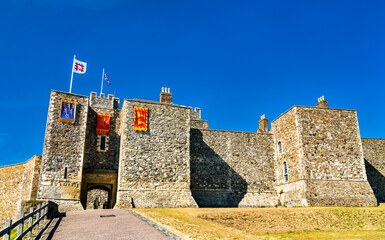 Henry II's Great Tower of Dover Castle in Kent - England, UK
