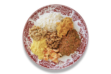 Caruru dish. Typical Bahia food.