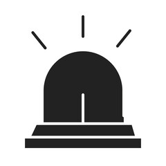 Obraz premium cyber security and information or network protection warning alert silhouette style icon