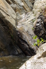 Hermosa cascada ubicada en Tuja, Aragua, Venezuela