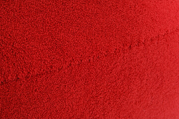 detalle lana roja de una butaca
