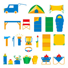 キャンプ用品１　キッズカラー