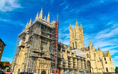 Canterbury Cathedral, UNESCO world heritage in Kent, England