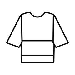 tshirt icon image, line style
