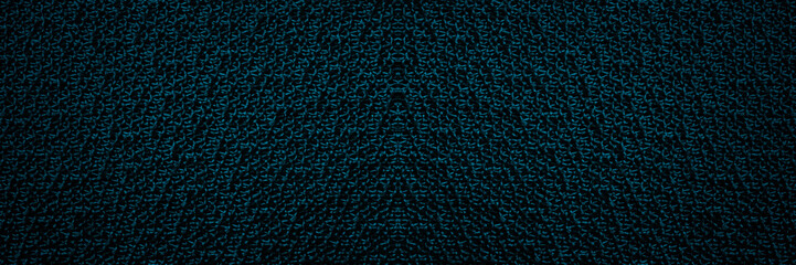 blue mesh material, like a metal chain mail, panoramic image