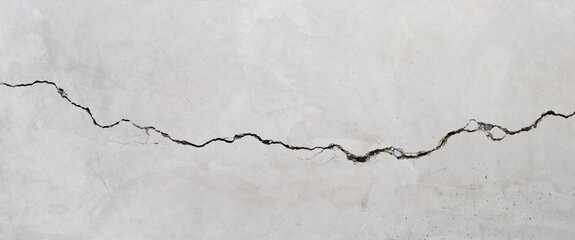 Cracked cement wall texture background.