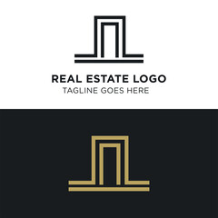 Simple and Modern Real Estate Logo Template for your Business