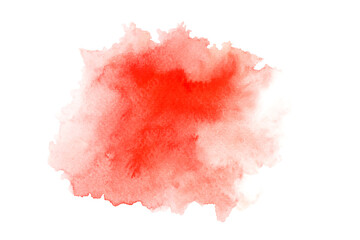 red watercolor paint