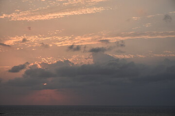 Obraz premium atardecer mar de la habana cuba