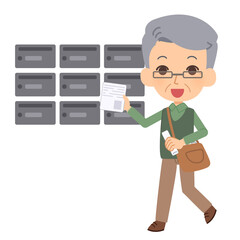 シニア　ポスティング