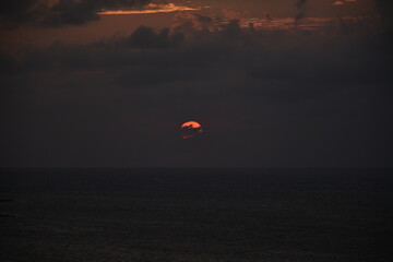 atardecer mar de la habana cuba
