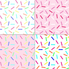 Sprinkles pattern seamless geometric pattern