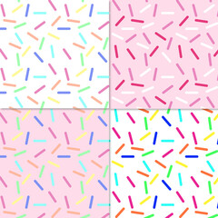Sprinkles pattern seamless geometric pattern