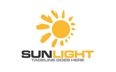 Creative energy eco sun concept logo