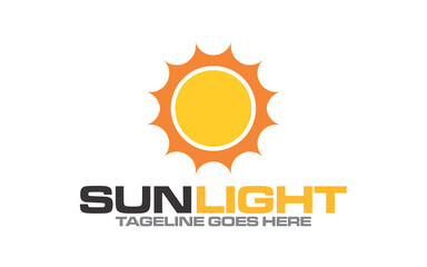 Creative energy eco sun concept logo